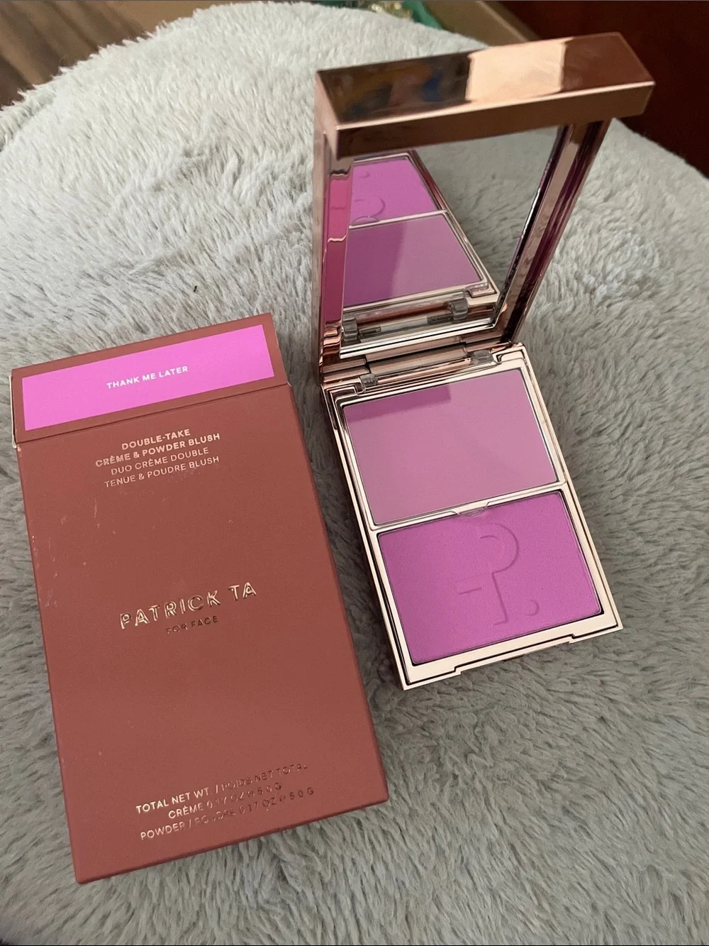 Patrick Ta Double-Take Blush Duo - Pink Coral (Thank Me Later)